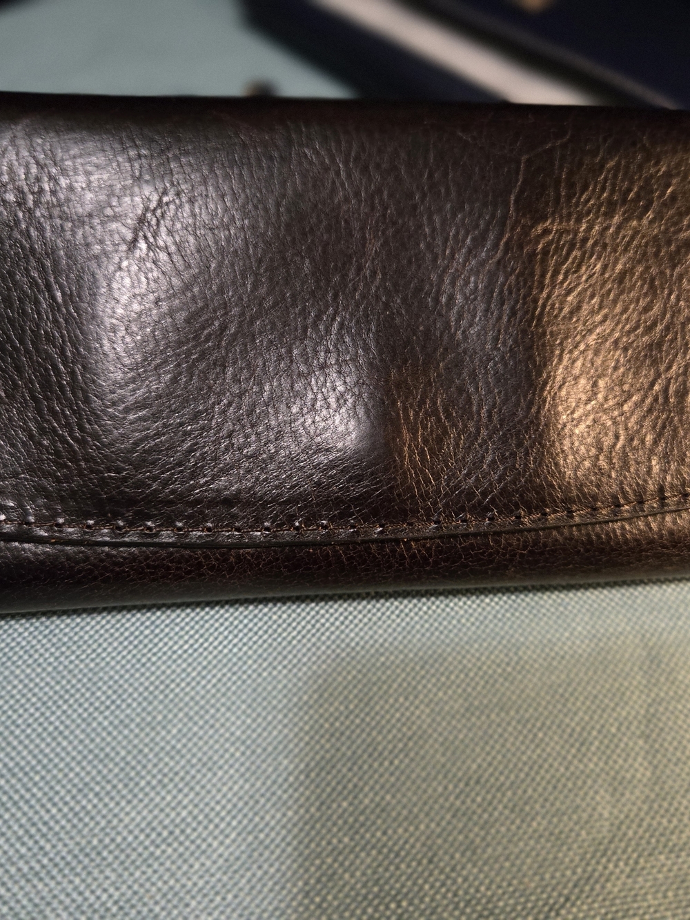 Like New, Lucious Dark Chocolate Patricia Nash Leather Continental Wallet - Picture 3 of 7